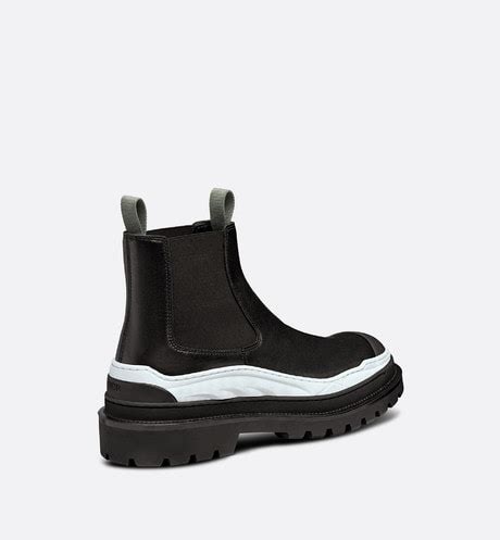 DIOR AND SACAI Chelsea Boot Black Smooth Calfskin 